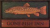 Warren Kimble Gone Fish Inn painting